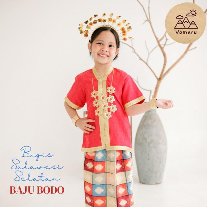 terbaru baju adat anak bugis baju bodo makassar perempuan
