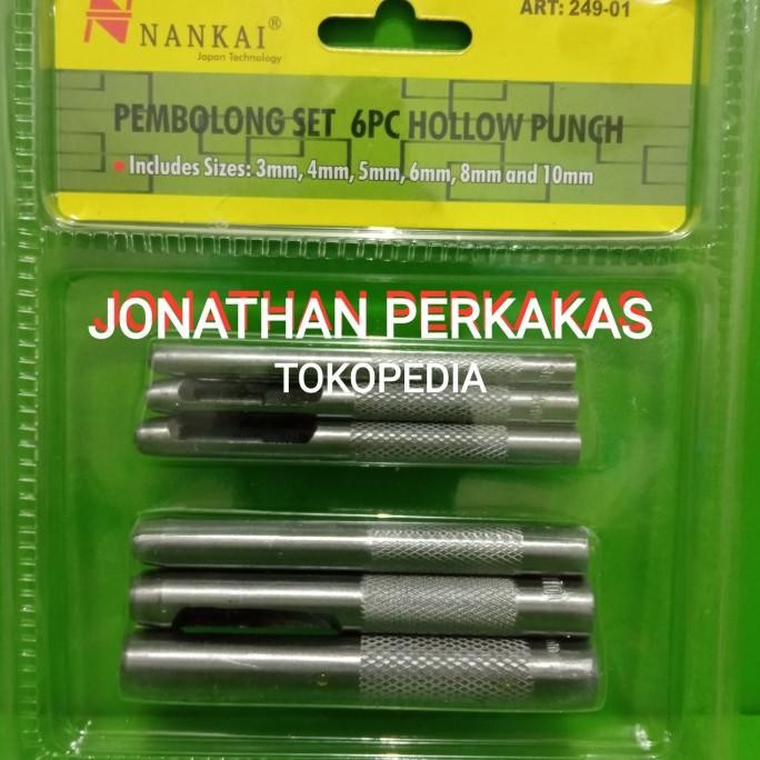 

Terlaris pembolong kulit nankai 6pcs/ plong set nankai 6pcs/hollow puch 6pcs SALE