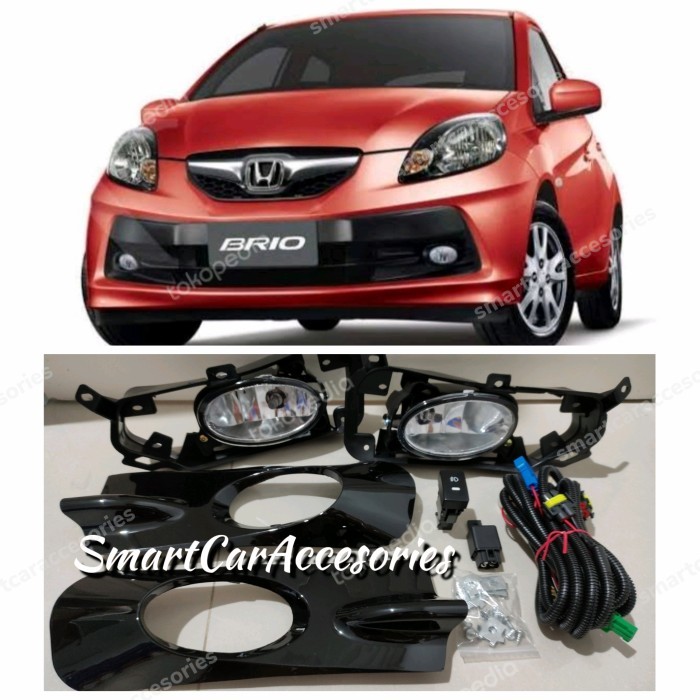 READY STOK Lampu Bumper Kabut Foglamp Fog Lamp Brio Satya 2011 2012 2013 2014 On