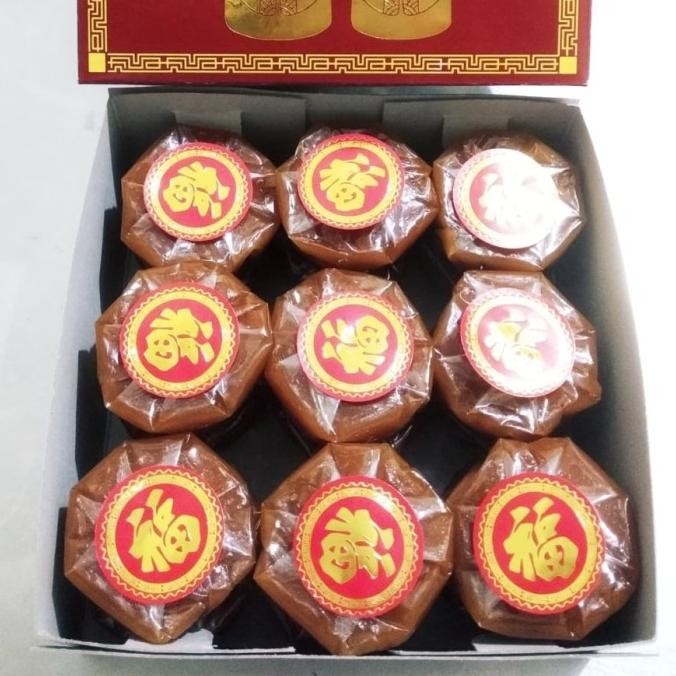

Grosir Kue Keranjang Mini Kue Cina Khas Imlek Nian Gao Ti Kwe Sincia Isi 18 P
