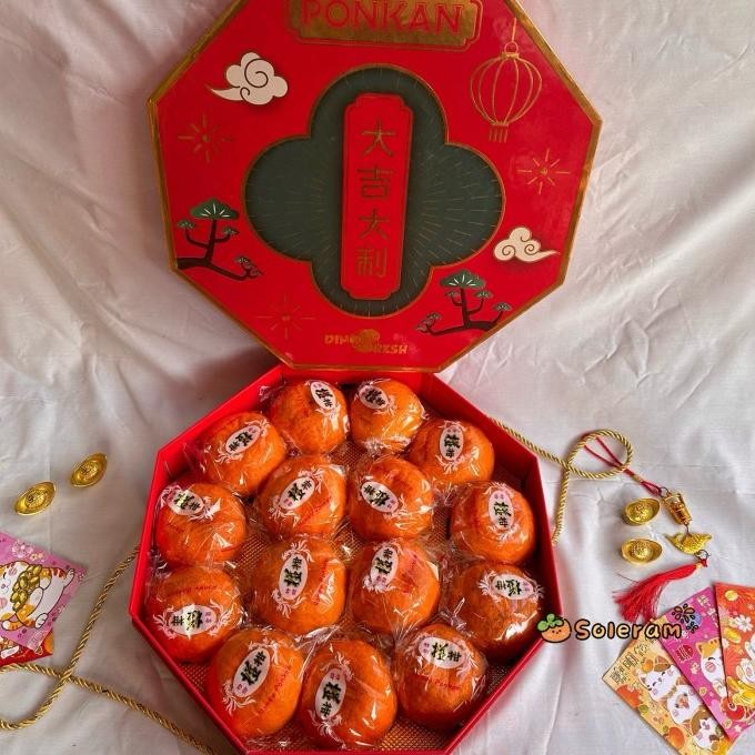 

Promo Hampers Jeruk Ponkam Honey Mandarin Isi 20 Gift Box Orange Imlek