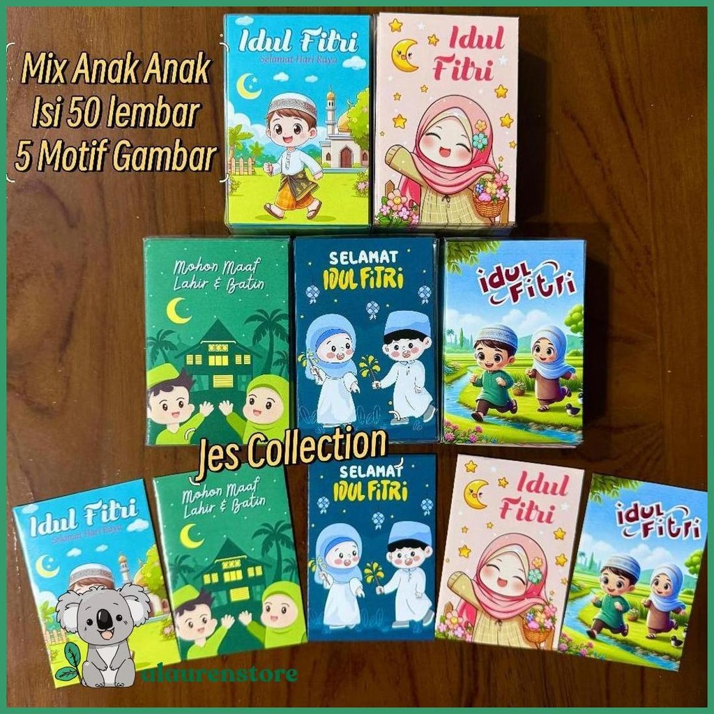 

Amplop Lebaran Idul Fitri Isi 50 Lembar Amplop Karakter Angpao Lucu Terbaru Diskon