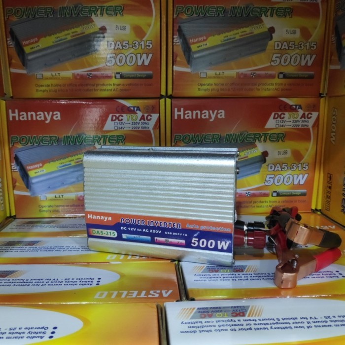 Power inverter 500Watt / Power inverter hanaya 500 watt