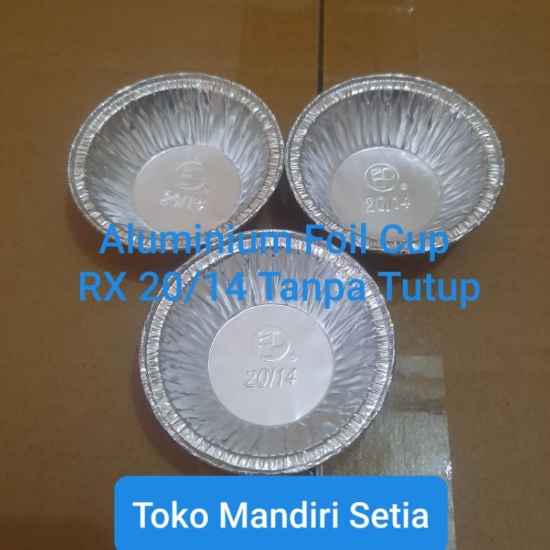 Bisa COD Aluminium Foil Cup RX 20/14 Tanpa Tutup ||