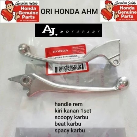 TERMURAH HANDLE REM KIRI-KANAN SCOOPY KARBU BEAT HARGA UNTUK 1 SET ORI HONDA