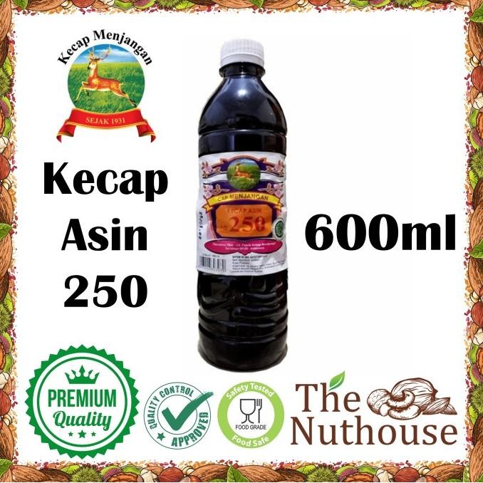 

600ml kecap asin cap menjangan no.250 termurah