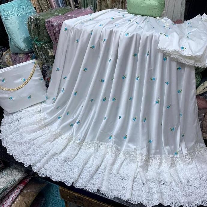 Mukena bunga kecil/ mukena bunga putih/ mukena bunga hitam Terlaris