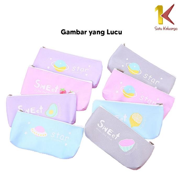 

TERBARU [COD] SK A51 TEMPAT PENSIL BUAH SWEET SIMPLE PERLENGKAPAN SEKOLAH LUCU IMPORT