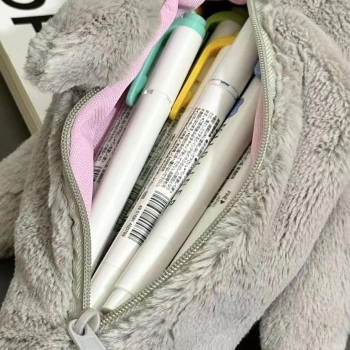 

PROMO KOTAK PENSIL BONEKA BULU LUCU SHARK DOO DOO EDITION GWIYEO PENCIL CASE STATIONERY BAG KAWAII