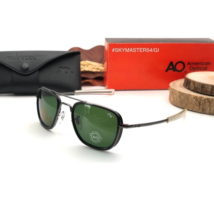 Kacamata AMERICAN OPTICAL AO SKYMASTER Pilot Aviator GI