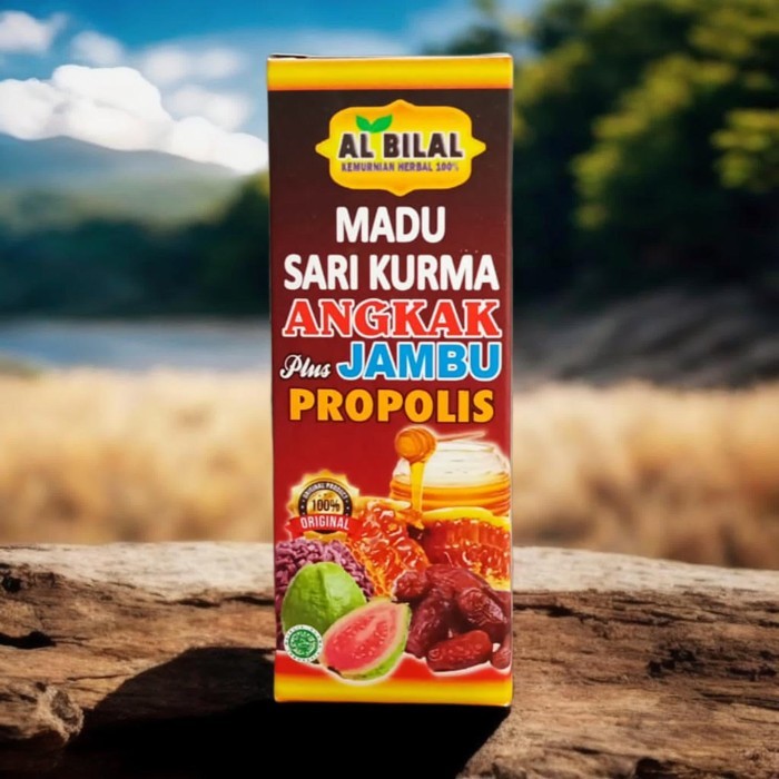 

ORIGINAL ( PAKET 15 BOTOL) MADU SARI KURMA ANGKAK AL BILAL PREMIUM