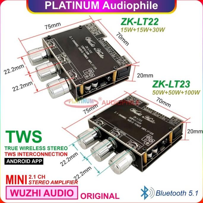 BLUETOOTH 5.1 AMPLIFIER CLASS D 2.1 CH CLASS D AMPLIFIER ZK-LT23