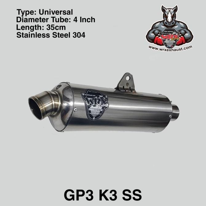 Knalpot WRX GP3 K3 SS