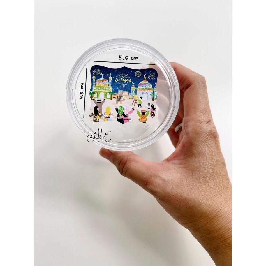 

*:*:*:*:*] (SIF069) Stiker Toples kaca plastik lebaran ramadan idulfitri (isi 50)
