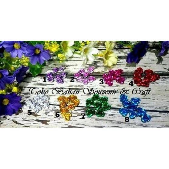 

best produk] bead mawar seng 10mm warna
