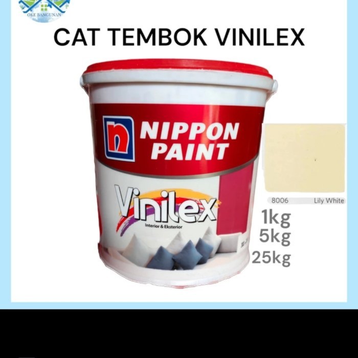 Terbaru Cat Tembok Vinilex 8006 25 Kg Cream Best Seller