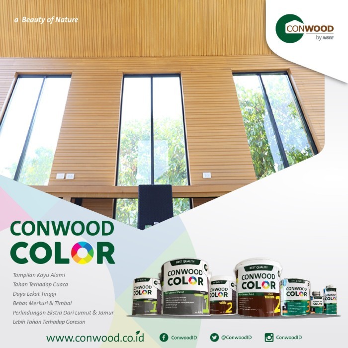 Conwood Color Palisander / Cat warna Conwood New