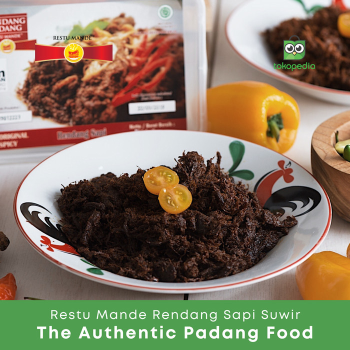 

Rendang Sapi Suir Kemasan Vakum Restu Mande 200 gram