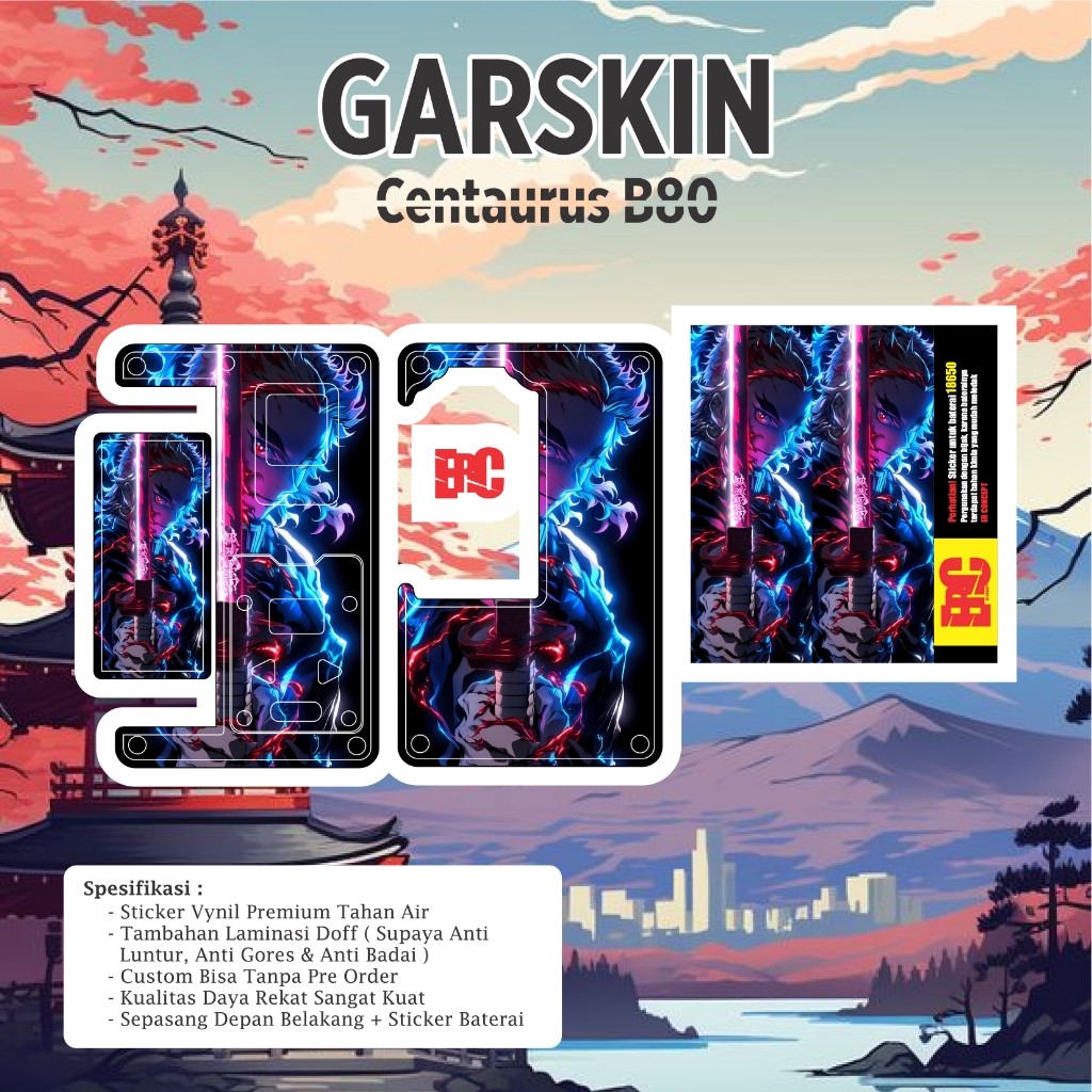 

Premium Cut - Er Concept Centaurus B80 12 Garskin Stiker / Case Custom Terlaris 2PCS/ Fullbody