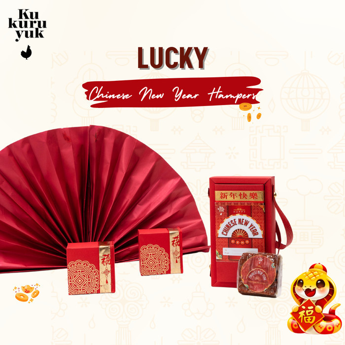 

Lucky Hampers - Hampers Imlek - Dendeng Kukuruyuk - Hadiah Parcel CNY