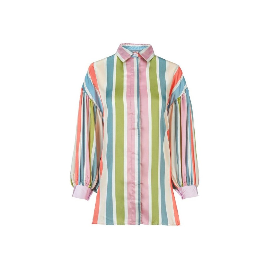 Benang Jarum - Elody Pleated Shirt - Multicolor