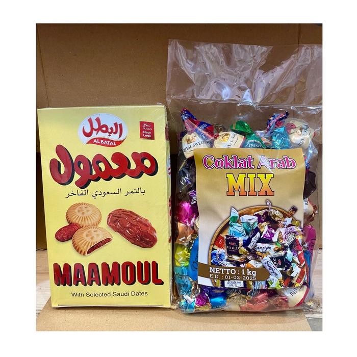 

Diskon Biskuit Maamoul 1Dus Dan Coklat Arab Mix 1Kg Cod