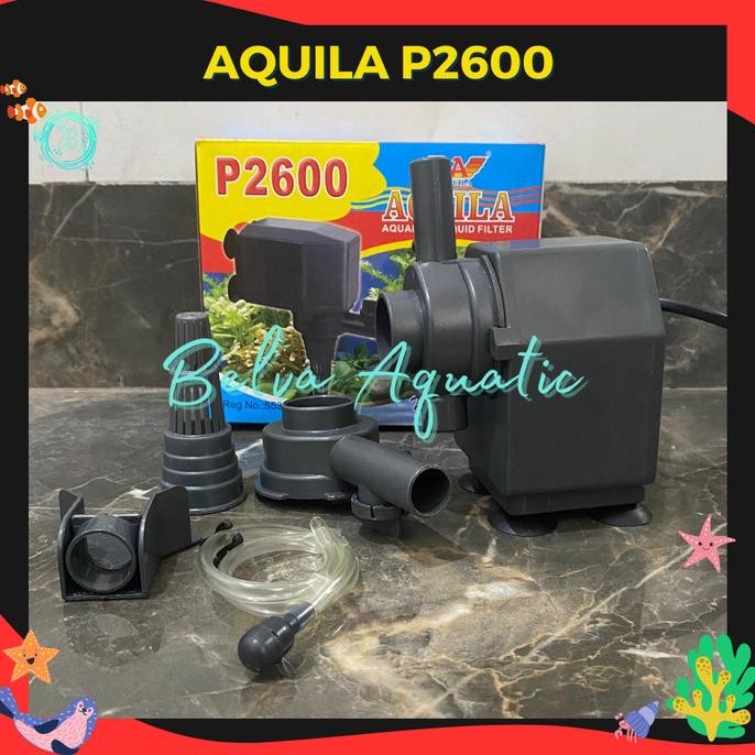 TERMURAH - AQUILA 2600 Pompa Celup Pompa Aquarium Pompa Hidroponik Aquila P-2600