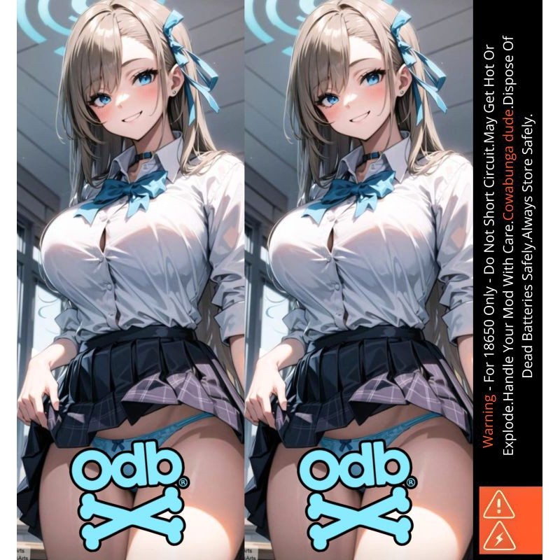 

Premium Cut - Famstore Pelindung Baterai Stiker Wrap 18650 Waifu V6 Dan Anti Gores 3 Garskin Stiker / Case Custom Terlaris 2PCS/ Fullbody