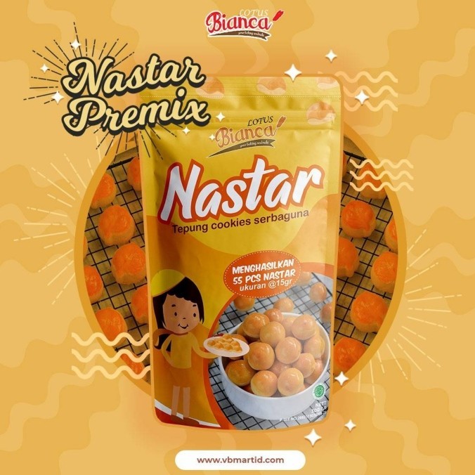 

BARANG TERLARIS Bianca Lotus Nastar Premix