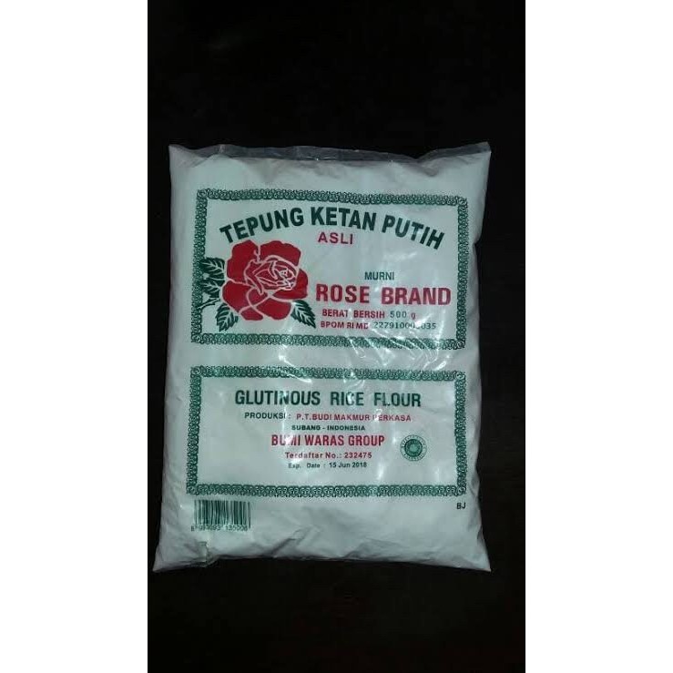 

BARANG TERLARIS Tepung Ketan Rosebrand 500 gram ( 20 pcs / DUS )