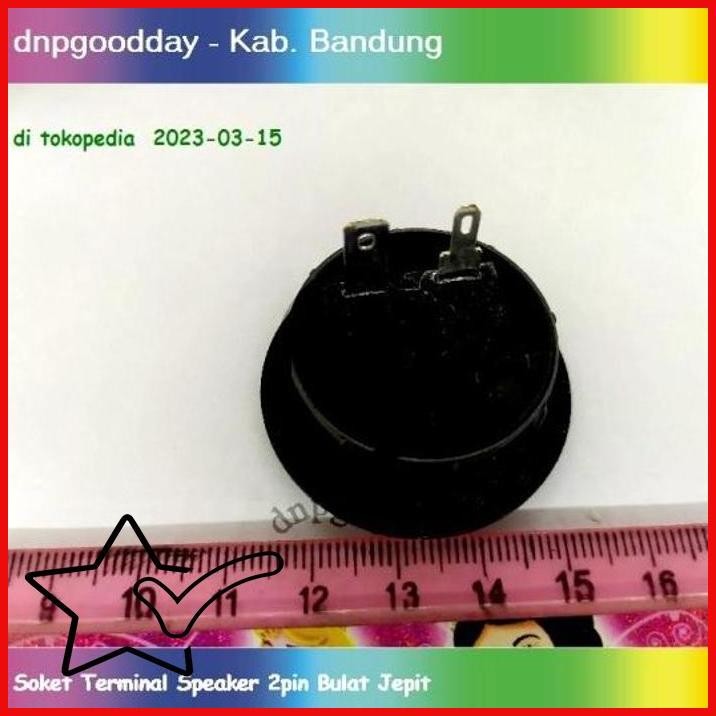 [DNP] SOKET TERMINAL SPEAKER 2PIN BULAT JEPIT