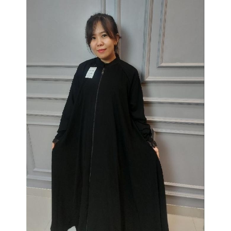 MUSLIM - gamis abaya hitam / gamis arab TERLARIS