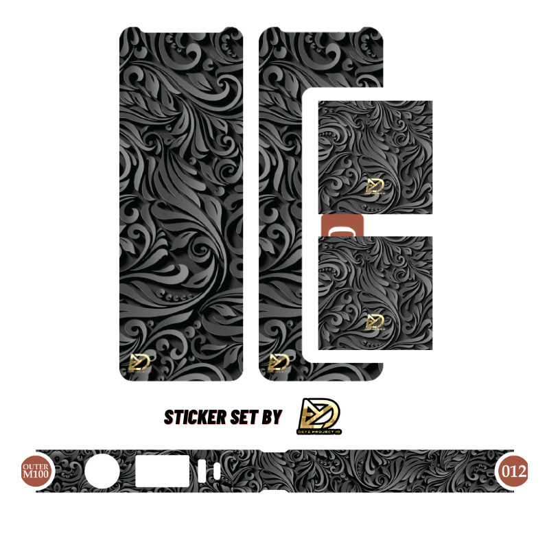 

Premium Cut - Resikoid Fs Stiker Label M100 Cutting Logo Emblem Centaurus 12 Garskin Stiker / Case Custom Terlaris 2PCS/ Fullbody