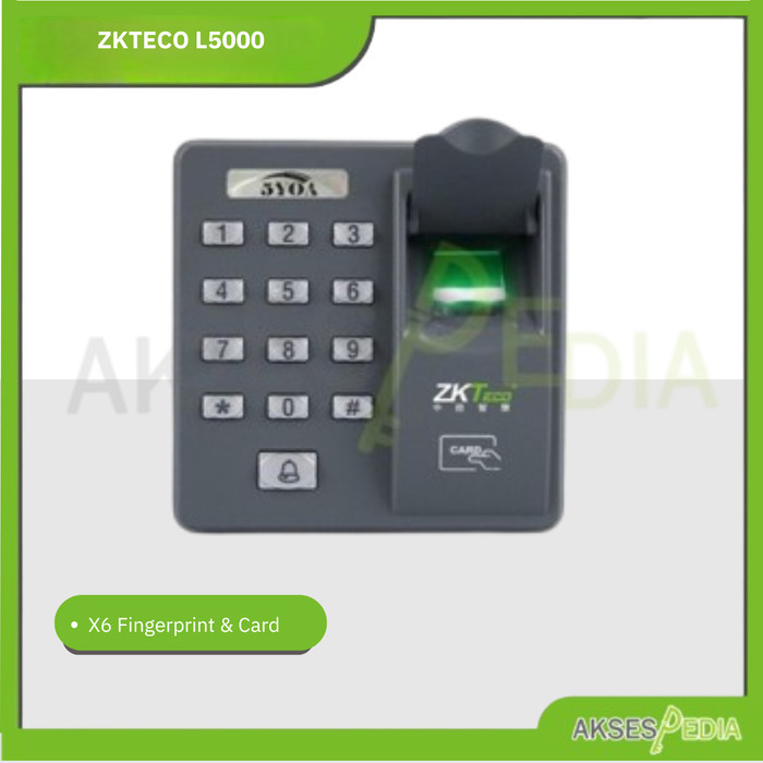 TERBARU Mesin Access Door X6 Zkteco INCLUDE ADAPTOR