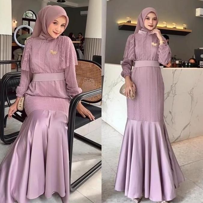GAMIS CELINNE SIZE M - XL / GAMIS BRUKAT MALIKA / GAMIS LAYER / GAMIS PESTA / GAMIS SATIN VELVET / G