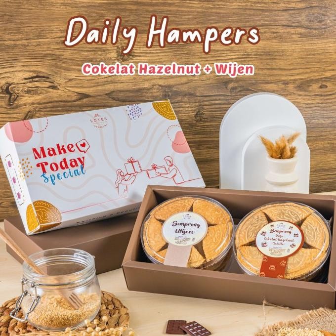 

HAMPERS DAILY - COKELAT HAZELNUT + WIJEN / LOVES SEMPRONG