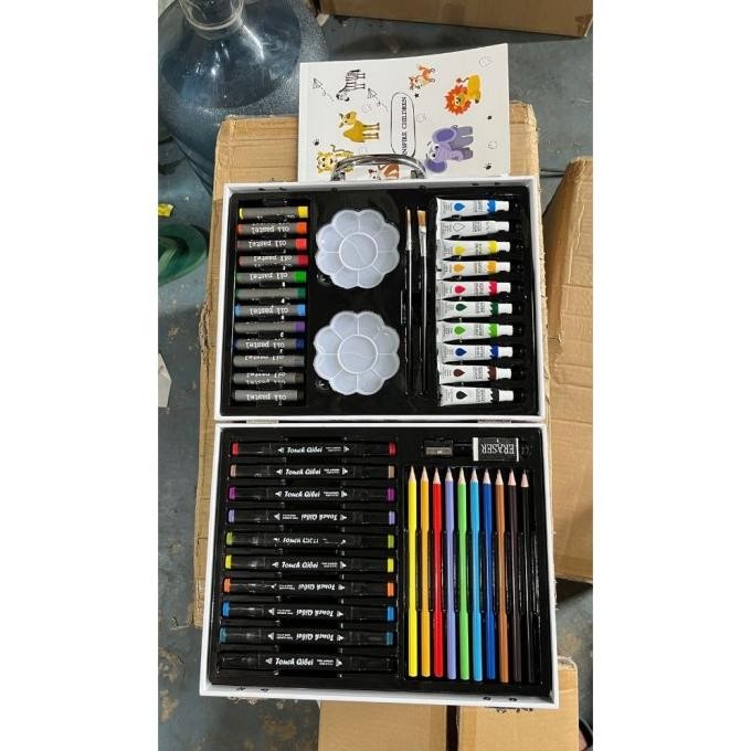 

FU CRAYON SET 48PCS KOPER ALUMINIUM BESI KRAYON PENSIL WARNA 48PCS BOX