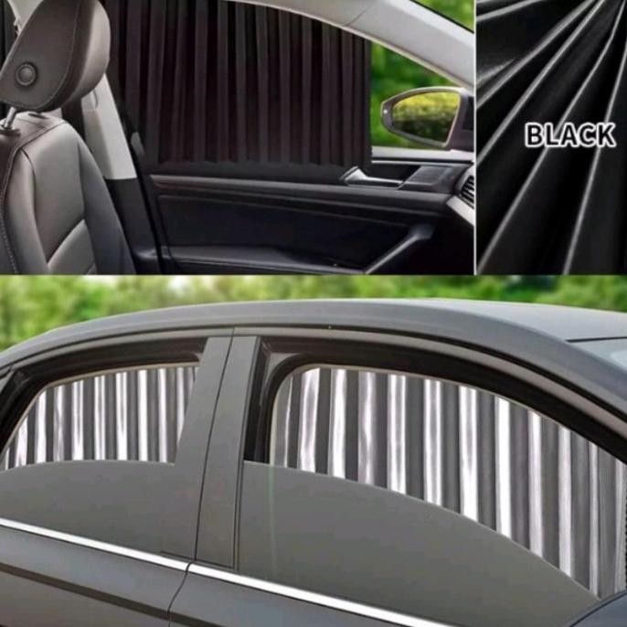 HORDENG MOBIL SIGRA TIRAI JENDELA MOBIL HITAM GOLD