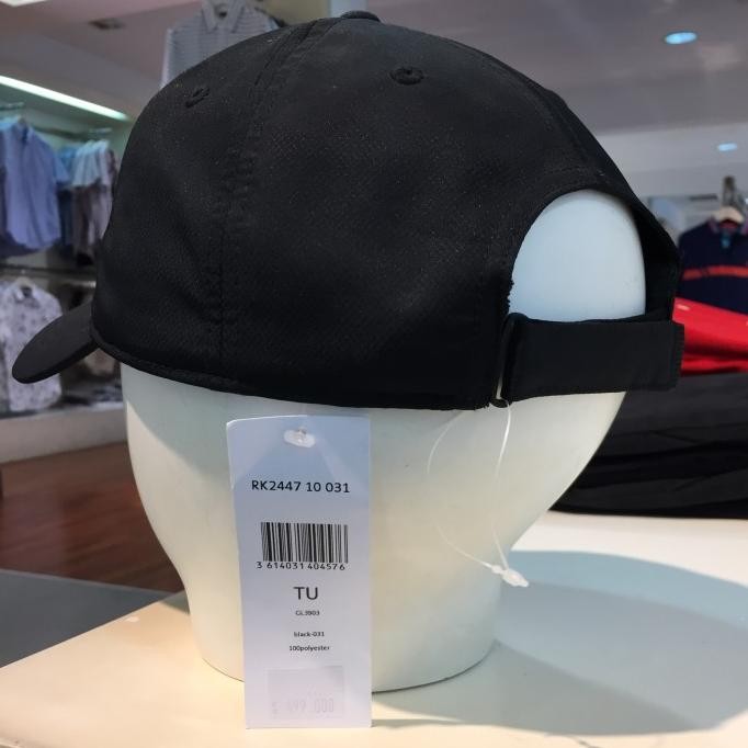 Terlaris Topi Lacoste Sport Original Black Ready Stok