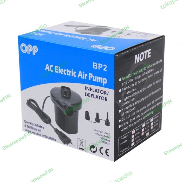 TERBARU Xpower Electric Air Pump AP-105E Pompa Angin Portable Inflator Deflato