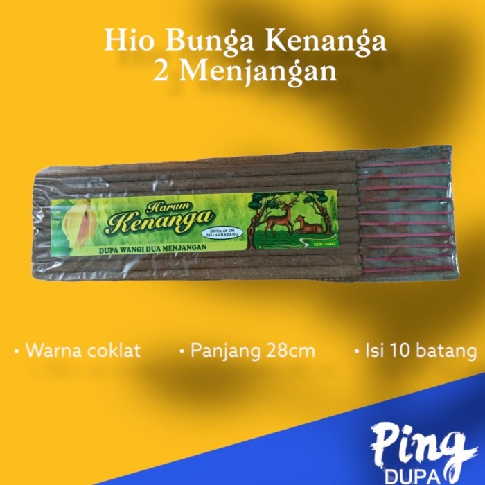 cusss order] Dupa Dua Menjangan Tebal Aroma Kenanga Isi 10 Batang Hio