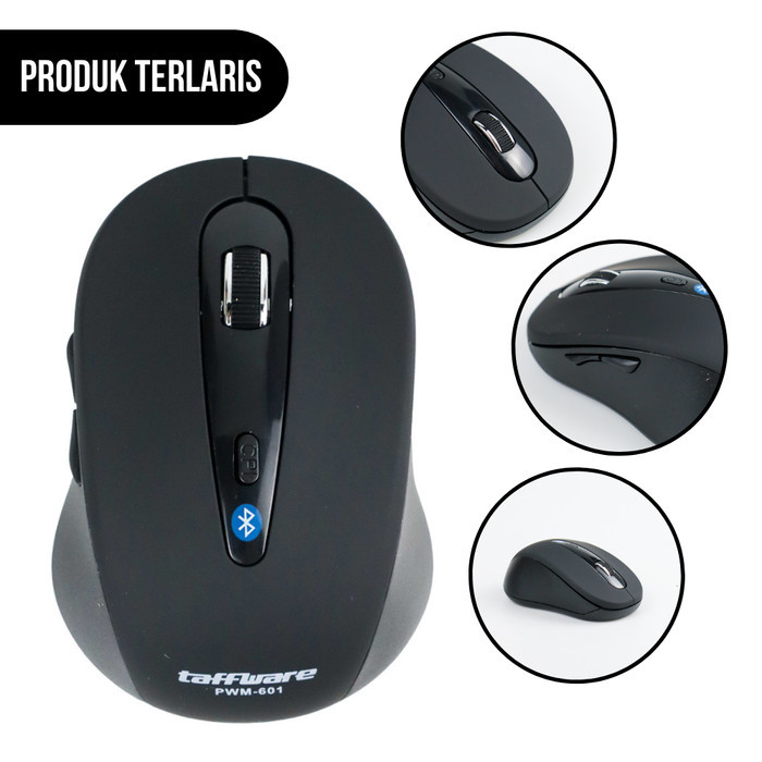 Mouse Bluetooth 3.0 Wireless Tanpa / No Dongle Usb Universal 1600Dpi