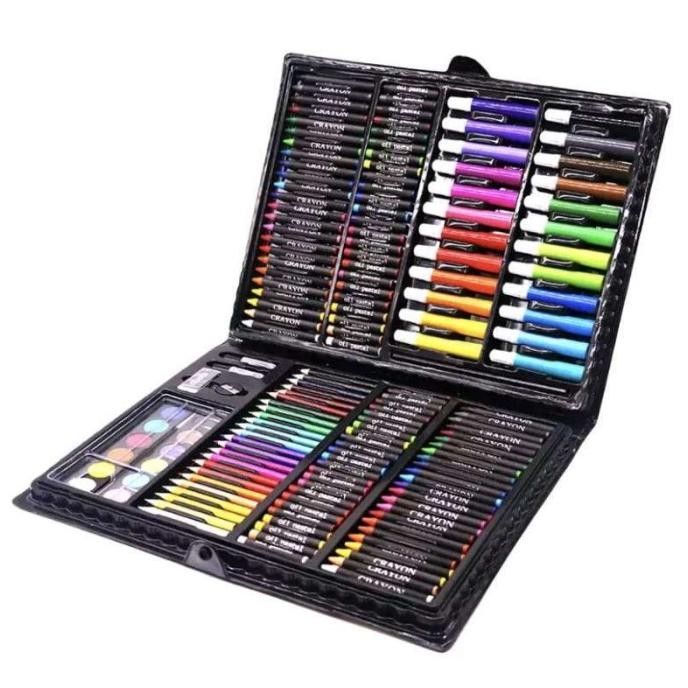 

CRAYON ART SET 150 PCS / CRAYON ART SET / PERALATAN GAMBAR LUKIS / PENSIL WARNA 1 SET
