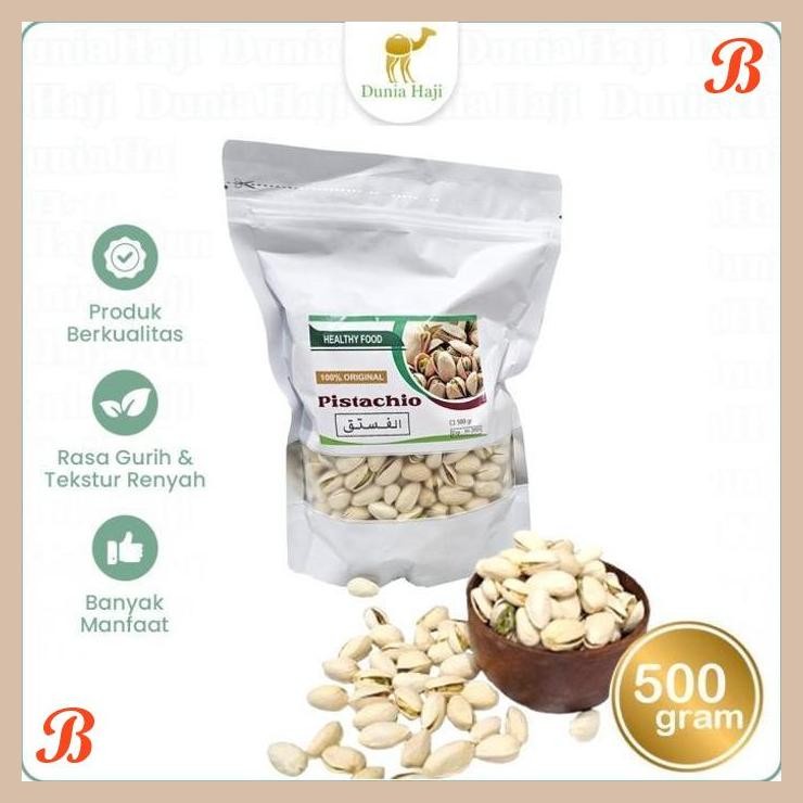 

| DH | KACANG PISTACHIO / FUSTUK /KACANG KETAWA KACANG PISTACHIOS MURAH 500GR