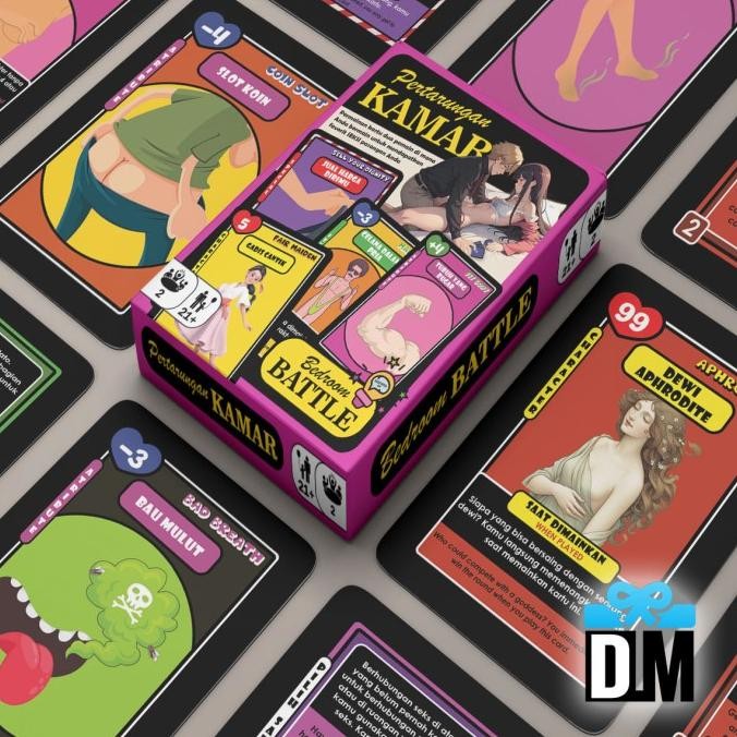 /////] Kartu Pertarungan Kamar Mainan Dewasa Adult Card Games Inspired By Bedroom Battle Bahasa Indo