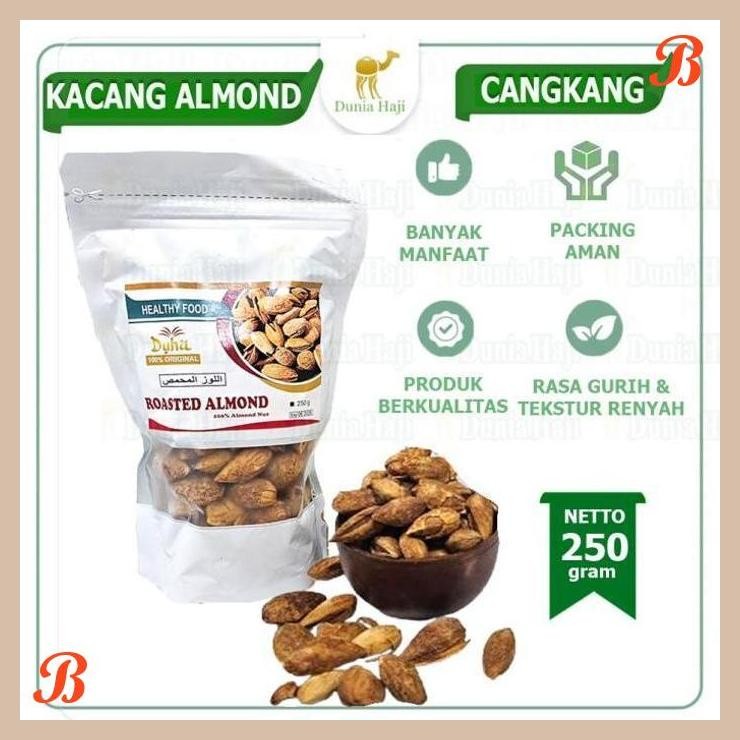 

| DH | MURAH!!! KACANG ALMOND OLEH-OLEH HAJI DAN UMROH 250 GR