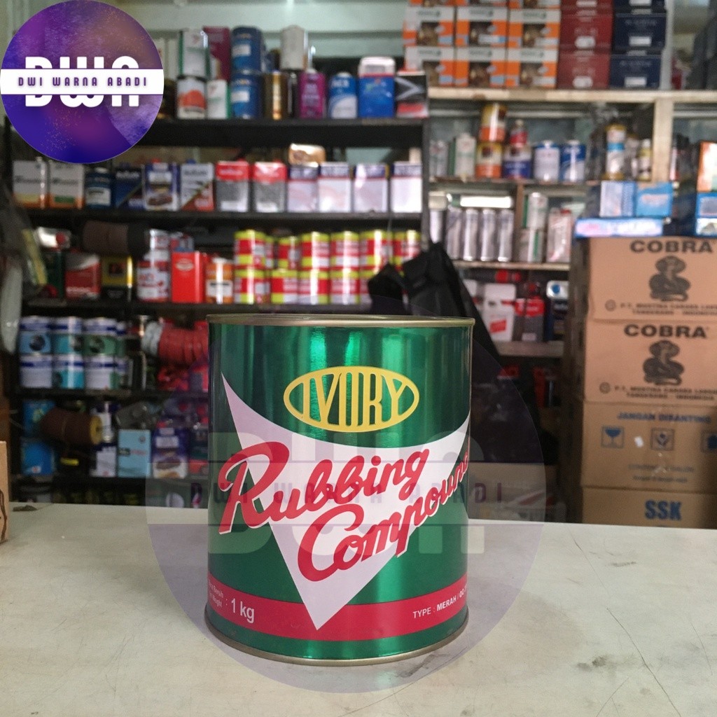 Awet Rubbing Compound Ivory Putih Atau Merah / Kompon Mobil / Rubbing Compound Mobil / Compound