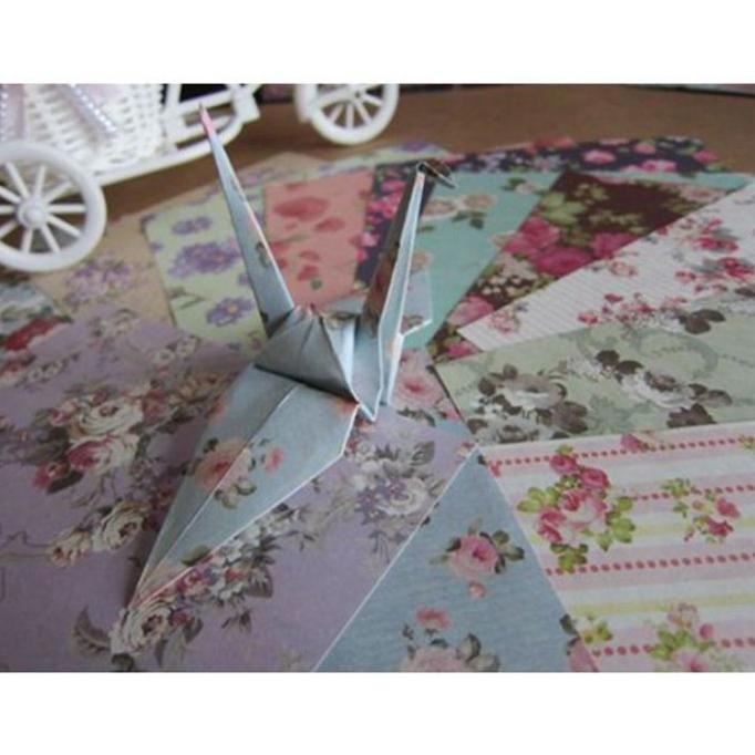 

\\\\\] Kertas Origami Kertas Lipat Shabby Chic Paper Origami