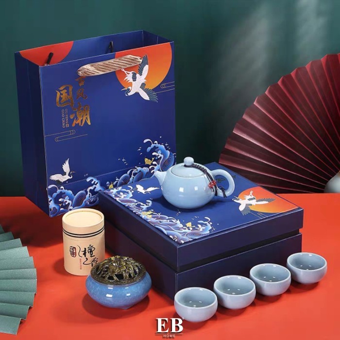 Peralatan Minum Teh Set / Hampers /Oriental Teapot Ceramic 720