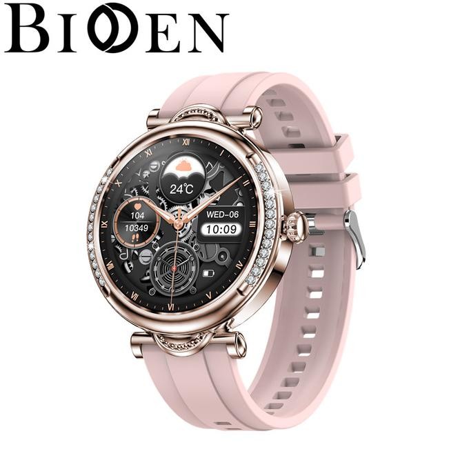 BIDEN SmartWatch Wanita Luxury Berlian Layar Terang 1.27'' HD BT Call